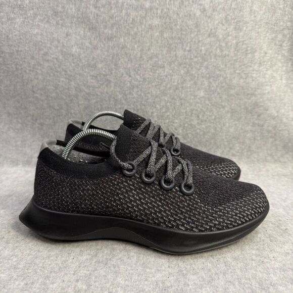 Allbird Shoes Womens Size 8 Tree Dasher TD Black Knit Athletic Running Sneakers - Picture 4 of 9
